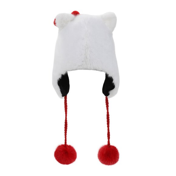 Hello Kitty Faux Fur 3D Laplander Beanie - Picture 2 of 7